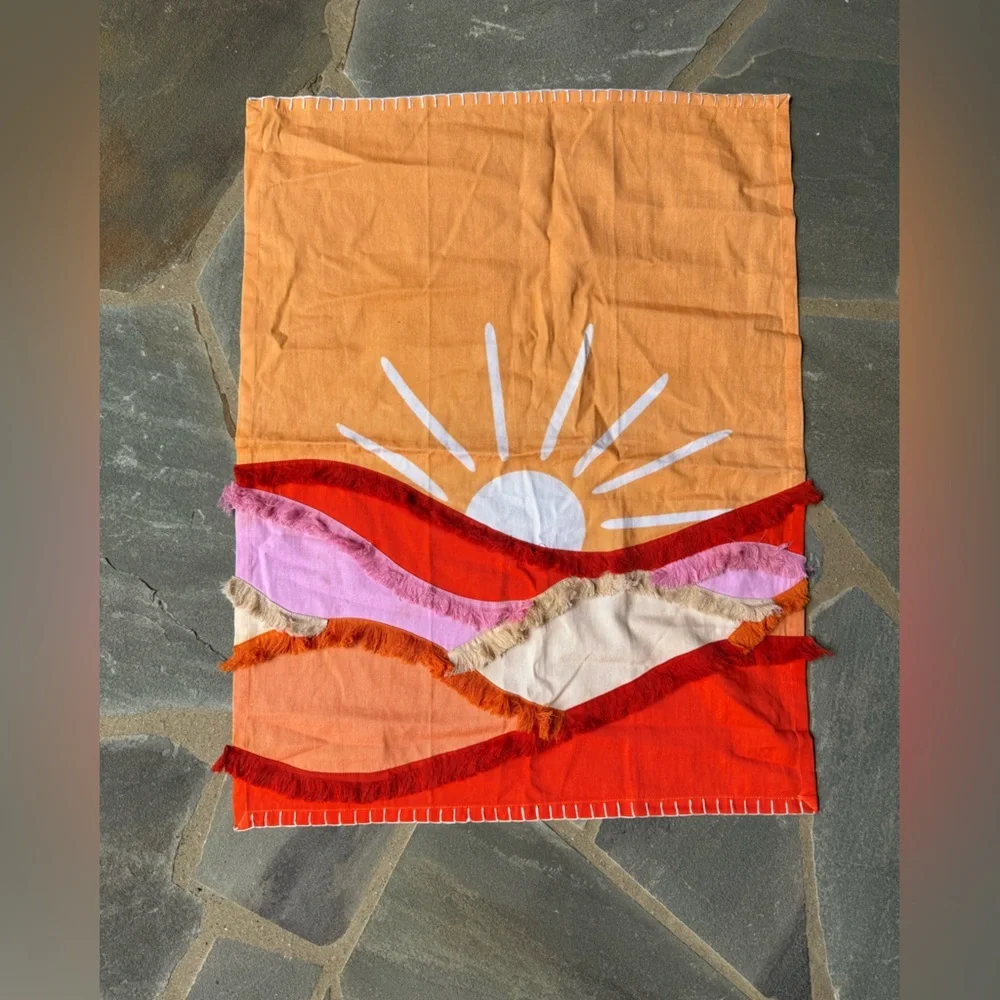 New🌟 Anthropologie-Sunscape Dishtowel